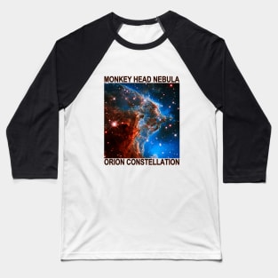 Monkey Head Nebula Baseball T-Shirt